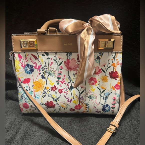 Aldo Handbags - NWOT Aldo Floral Shoulder/Crossbody Bag